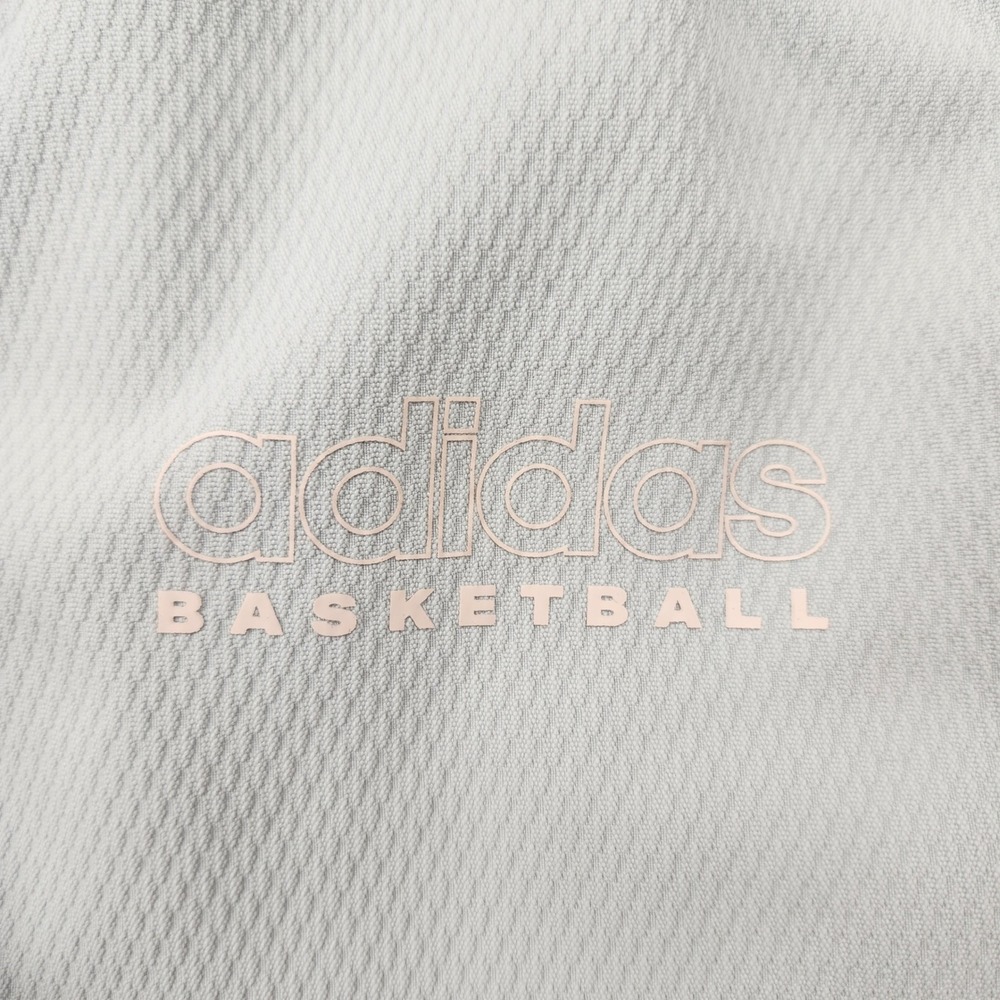 Adidas Basketball Men 3XL Light Blue Mesh Jogger Pants Athletic Sweatpants Zip - Picture 2 of 7
